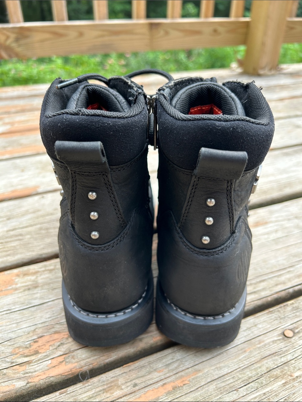 Harley-Davidson Black Women's Combat Moto Boots - Picture 5 of 8